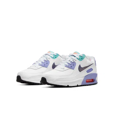 Nike (gs)  Air Max 90 Se 2 'white Dark Purple Dust'