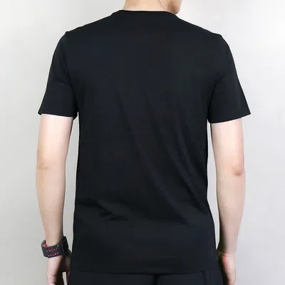 Air Jordan Jumpman Printed Sports Tee Men Black In Black