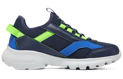 Skechers (gs)  Slip-ins Razor Flex Air Sneaker 'black Blue Green'