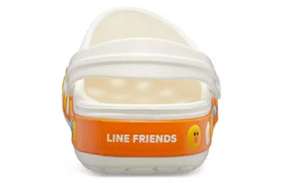 Crocs Classic Clog Line Friends Beach White Yellow Unisex Sandals 'white Yellow'