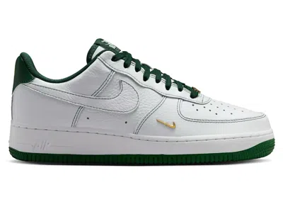 Pre-owned Nike Air Force 1 Low Mini Jewel (women's) Sneakers In White/metallic Gold/gorge Green