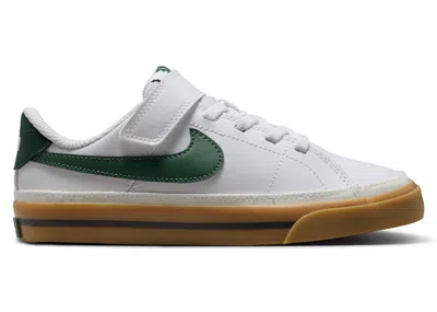 Pre-owned Nike Court Legacy Fir Sneakers In White/gum Light Brown/anthracite