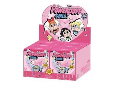 Pre-owned Pop Mart Crybaby X Powerpuff Girls Series Phone Charm Sealed Case (6 Blind Box)