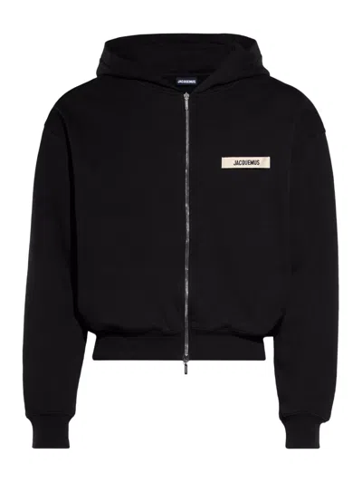 Jacquemus The Gros Grain Zip-up Hooded Sweatshirt