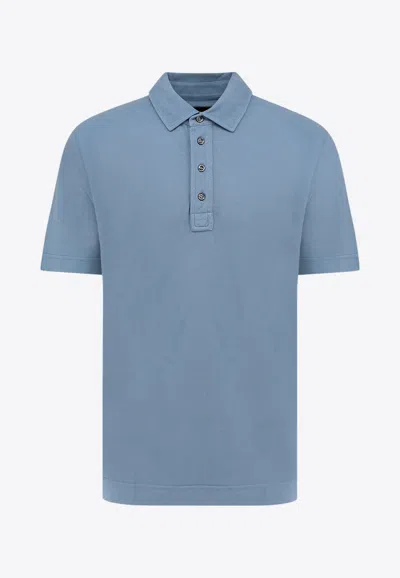 Hugo Boss Boss Camel Breathable Cotton Polo With Buttoned Placket