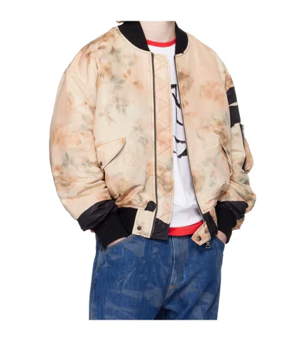 Vivienne Westwood Beige Bernardo Bomber Jacket In Brown