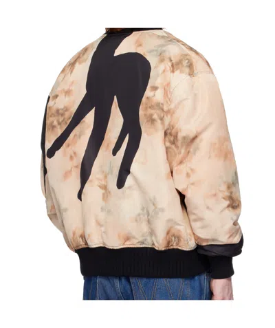 Vivienne Westwood Beige Bernardo Bomber Jacket In Brown