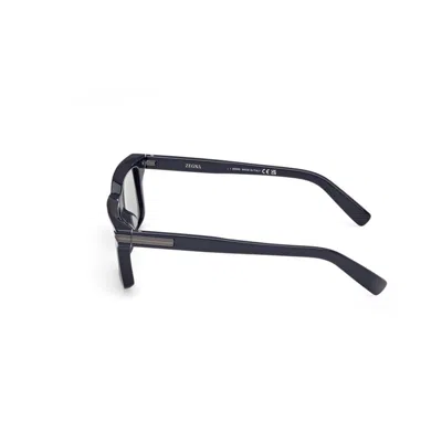 Zegna 53mm Rectangular Sunglasses