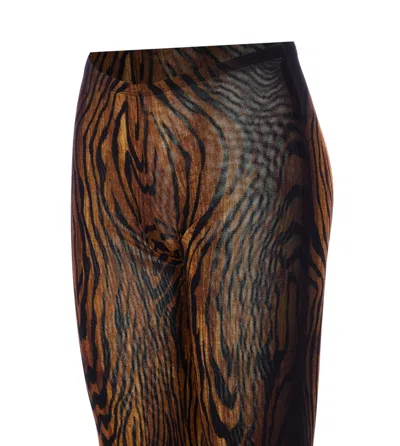Jean Paul Gaultier Wood-printed Trousers