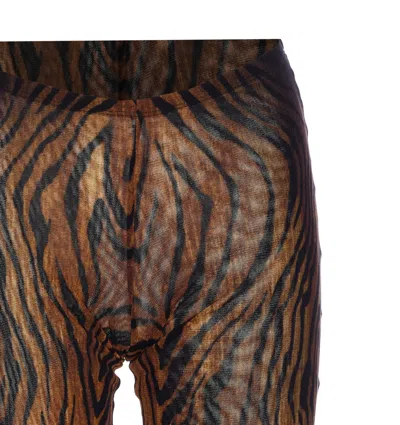 Jean Paul Gaultier Wood-printed Trousers