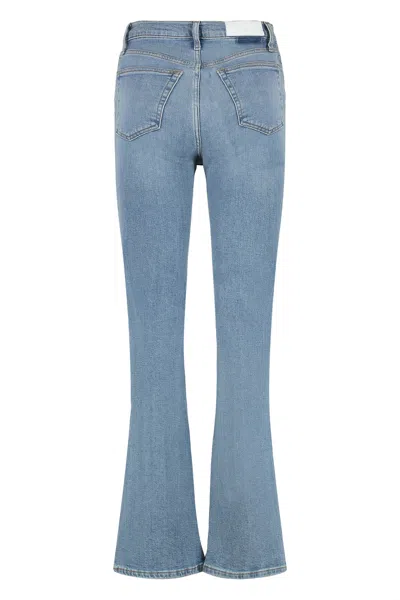 Re/done Flared Boot-cut Jeans Five Pockets In Blue