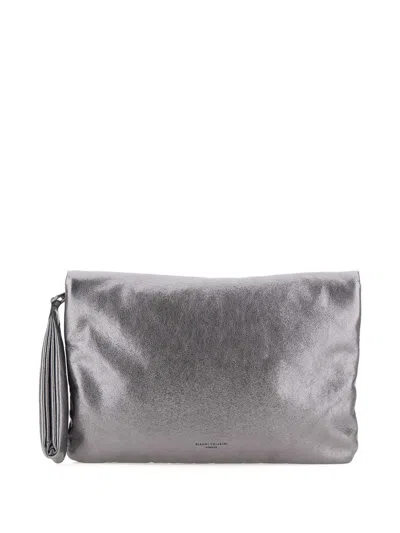 Gianni Chiarini Metallic Clutch Bag