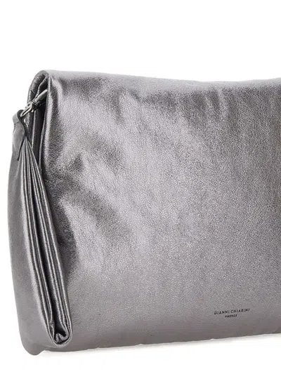 Gianni Chiarini Metallic Clutch Bag