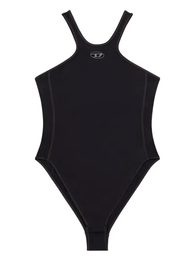 Diesel Racer-back Bodysuit In Black