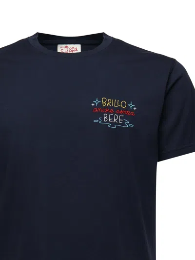Mc2 Saint Barth Portofino Classic Fit T-shirt In Blue