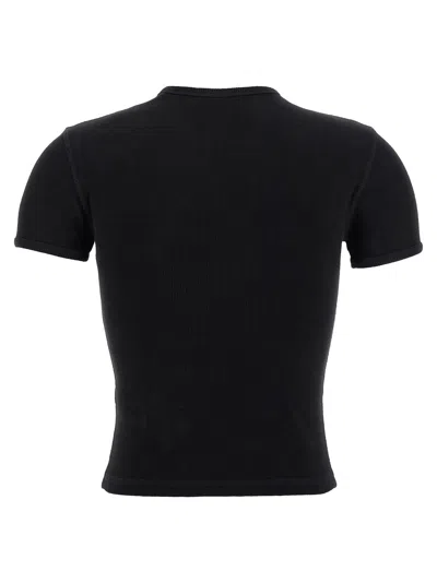 Diesel Womens 02 T-ele-p2 Graphic-print Cotton-jersey T-shirt