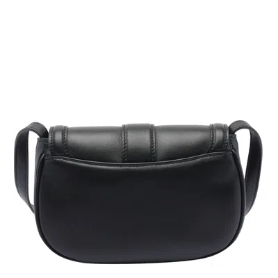 Alexander Mcqueen Black T-bar Shoulder Bag In Black