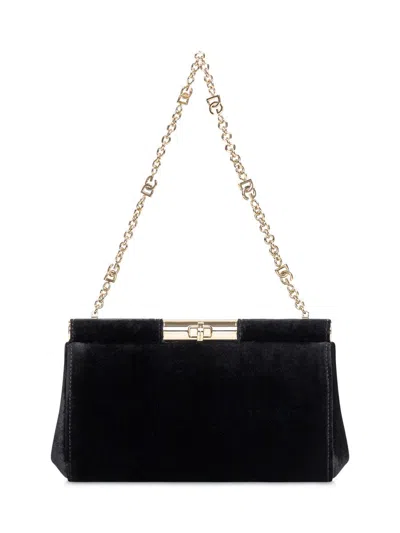 Dolce & Gabbana Marlene Velvet Clutch Bag