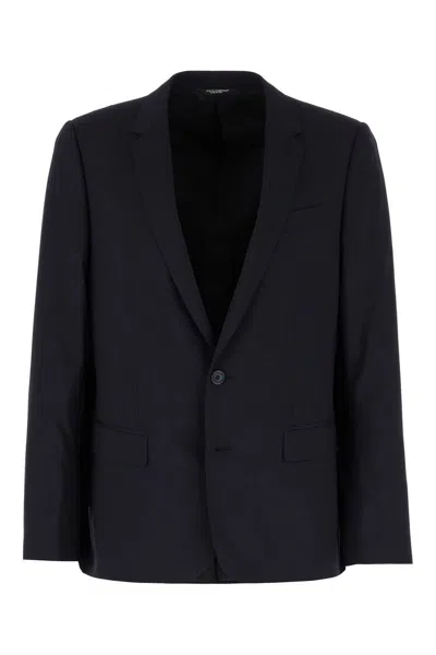 Dolce & Gabbana Martini Virgin Wool Suit In Blue