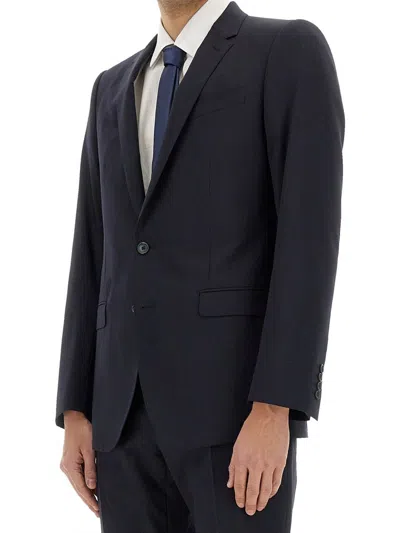 Dolce & Gabbana Martini Virgin Wool Suit In Blue