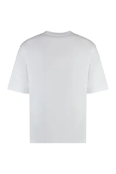 Dsquared2 Crew-neck T-shirt Chest Pocket In White