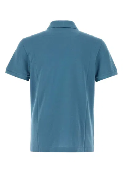 Fendi Piquet Polo Shirt With Collar And Short Sleeves In Green