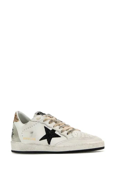 Golden Goose Ball Star Sneakers In White
