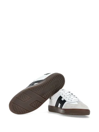 Hogan Sculpted Sneakers With Contrasting Accents In White