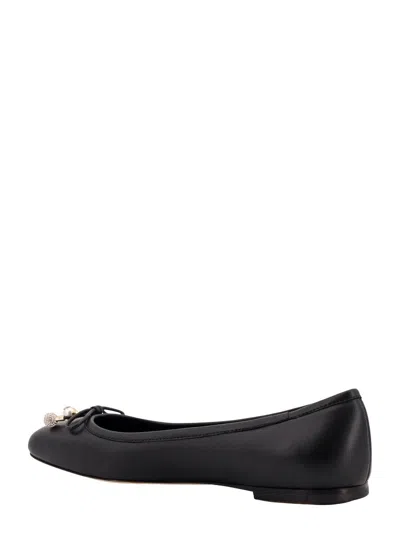 Jimmy Choo Women Black Nappa Leather Elme Ballerinas In Black