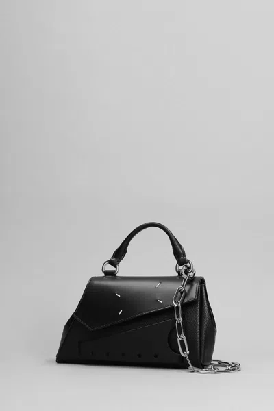 Maison Margiela Snatched Micro Asymmetric Top-handle Bag In Black