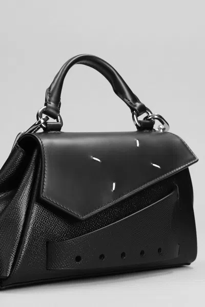 Maison Margiela Snatched Micro Asymmetric Top-handle Bag In Black