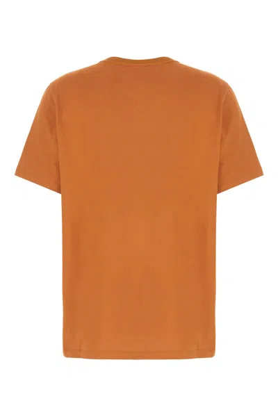Mcm Cotton Crew-neck T-shirt In Brown