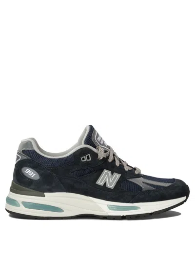 New Balance Mesh And Suede Sneakers With Reflective Accents