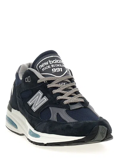 New Balance Mesh And Suede Sneakers With Reflective Accents