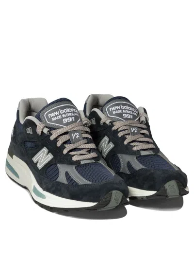 New Balance Mesh And Suede Sneakers With Reflective Accents