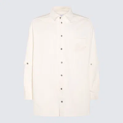Off-white White Cotton Shirt In Neutral