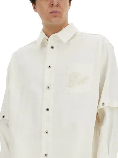 Off-white White Cotton Shirt In Neutral
