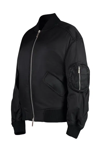 Off-white Nylon Bomber Jacket