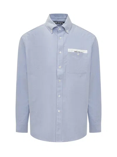Palm Angels Button-down Collar Cotton Shirt