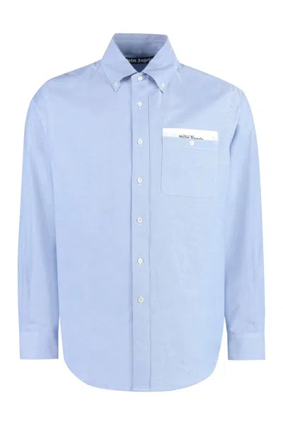 Palm Angels Button-down Collar Cotton Shirt