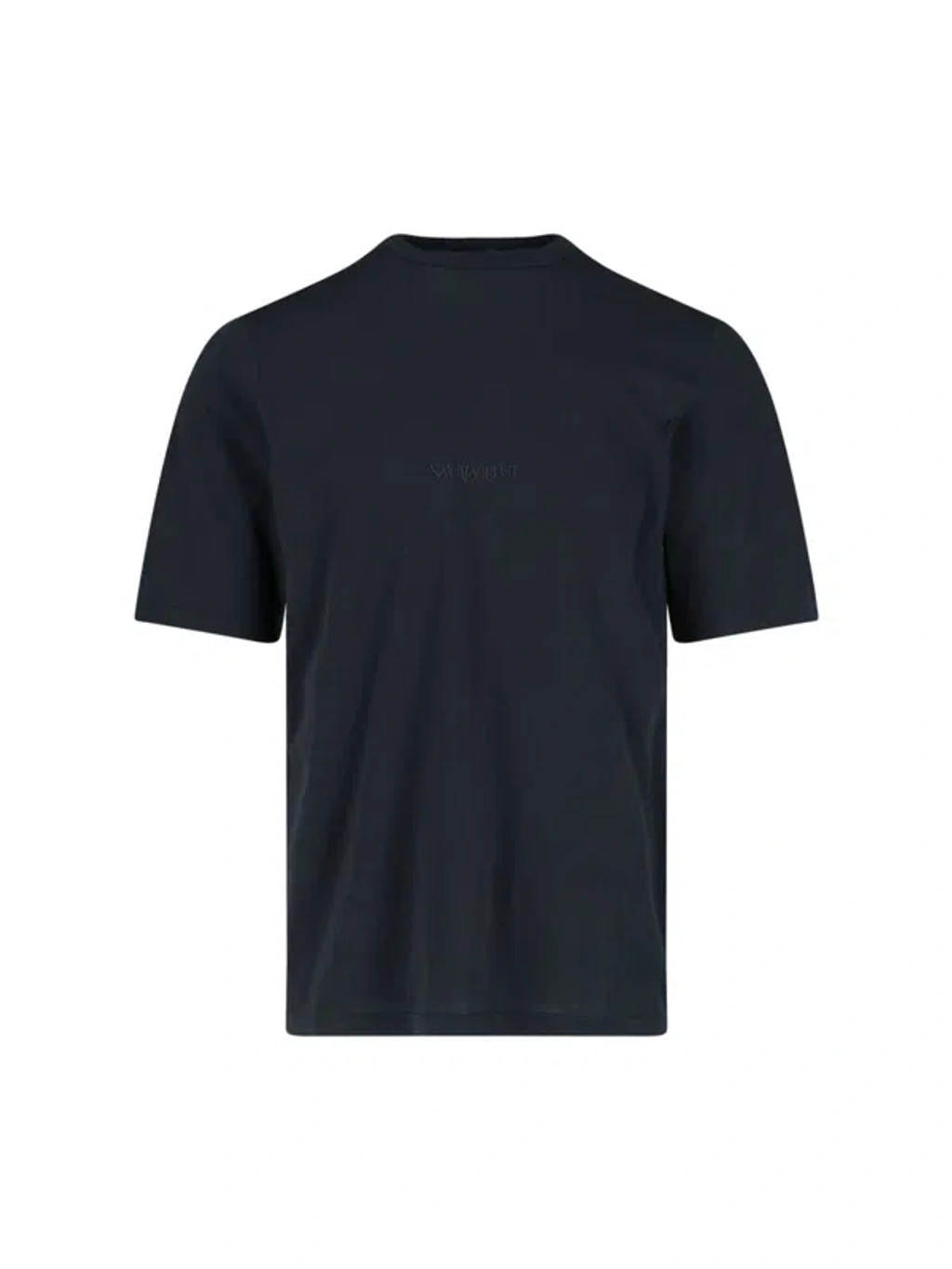 Saint Laurent Charcoal Cotton T-shirt In Black | ModeSens