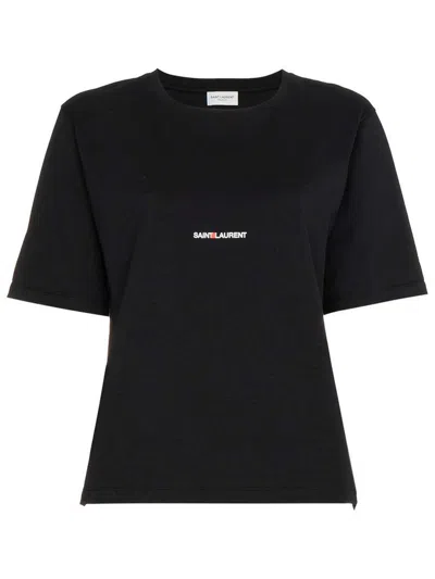 Saint Laurent T-shirts In Black