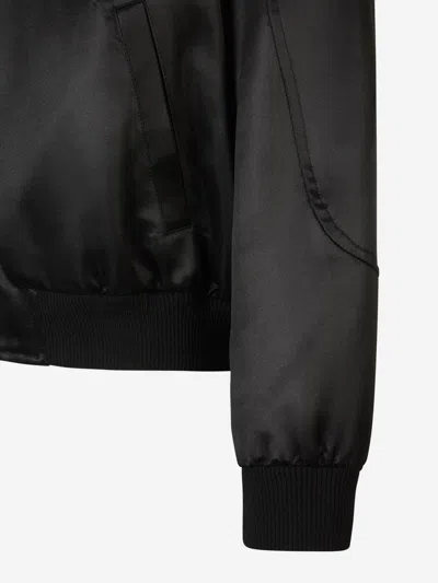 Saint Laurent Teddy Full Zip Jacket In Animal Print