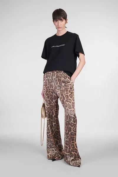 Stella Mccartney T-shirt With Logo Print And Crew Neckline