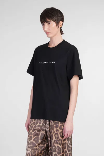 Stella Mccartney T-shirt With Logo Print And Crew Neckline
