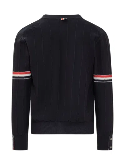 Thom Browne Cardigan 4-bar Striped Pattern
