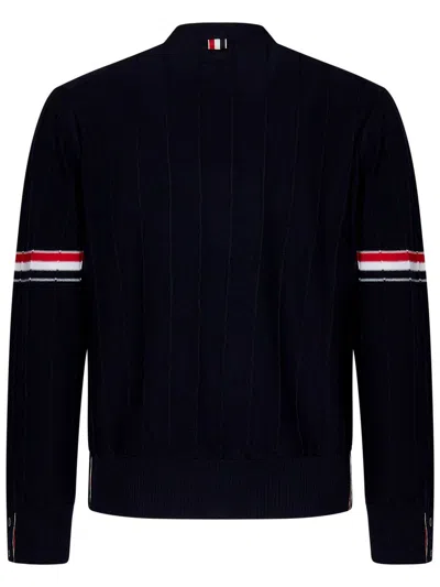 Thom Browne Cardigan 4-bar Striped Pattern