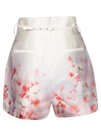 Zimmermann Shorts In White