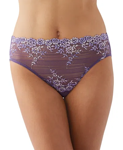 Wacoal Embrace Lace Hi Cut Embroidered Brief Underwear Lingerie 841191 In Pink