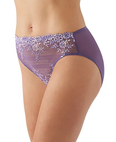 Wacoal Embrace Lace Hi Cut Embroidered Brief Underwear Lingerie 841191 In Pink